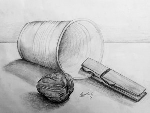 Dibujo de Manuela Gonzalez. Arte Casellas